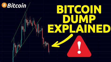 Bitcoin Dump Explained This Needs To Happen For A Bounce Youtube