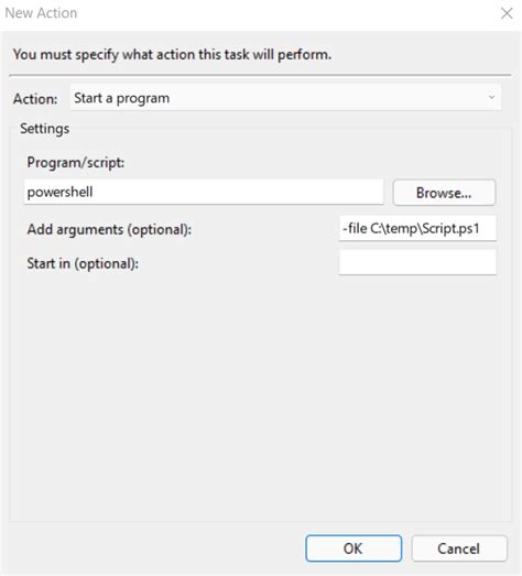 Automating Powershell Scripts Using Task Scheduler Delft Stack