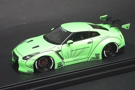 【やや傷や汚れあり】ignition Model イグニッションモデル 143 Lb Works Gt R（r35） グリーンメタリック