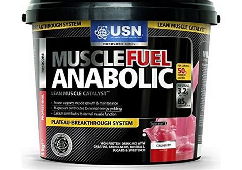 Usn Muscle Fuel Anabolic Best Muscle Gain Protein Powder Strawberry 4000g Review Compare