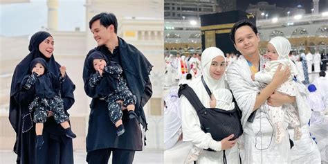 8 Potret Anak Kembar Anisa Rahma Dan Anandito Dwis Ikut Umrah Pintar