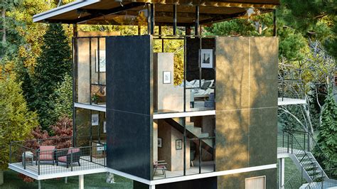 Forest House Design on Behance