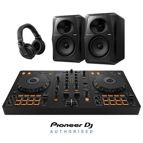 Pioneer DJ DDJ FLX4 HDJ X5 Headphones And VM 80 Speakers Complete DJ