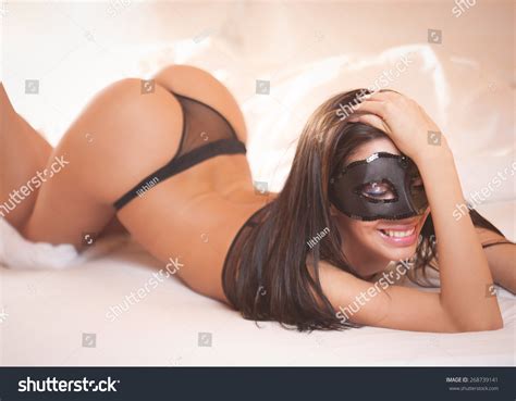 Skinny Brunette Lingerie Images Stock Photos Vectors