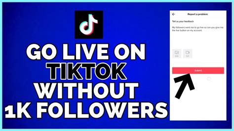 How To Go Live On Tiktok Without 1k Followers 2023 Youtube