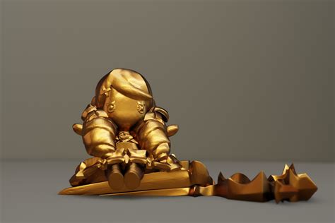 Free STL File CHIBI GWEN DOLL LEAGUE OF LEGENDS3D Printable Object