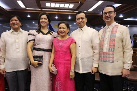 Senate Nacionalista Party members during opening of the 3rd regular ...