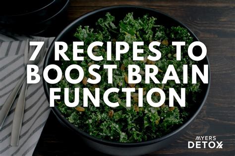 Recipes To Boost Brain Function Myersdetox