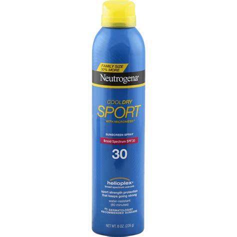 Neutrogena Cooldry Sport Sunscreen Spray Broad Spectrum Spf 30 Health And Personal Care Reasor S