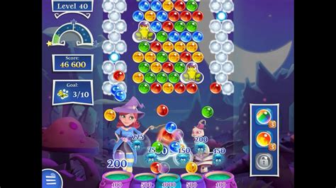 Bubble Witch Saga 2 Level 40 Live Action Play Walkthrough Youtube