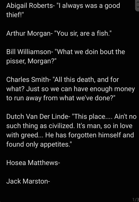 Rdr2 Quotes Day 6 Hosea Matthews Rrdr2