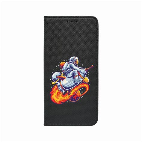 Калъф тип тефтер Unique за Apple iPhone 14 Plus, Astronaut, Magnetic ...