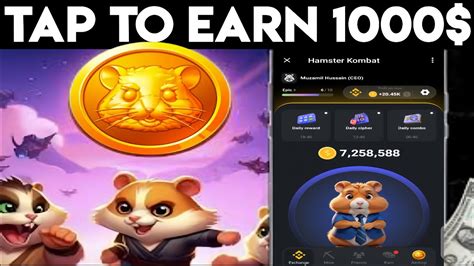 Hamster Kombat Airdrop Tap To Earn Money YouTube