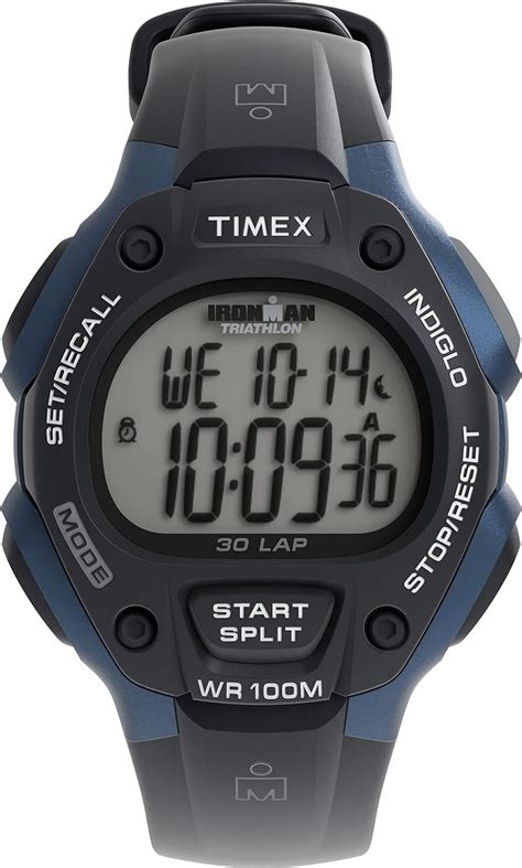 Timex Rel Gio Ironman Classic Tamanho Completo De Mm Black Dark