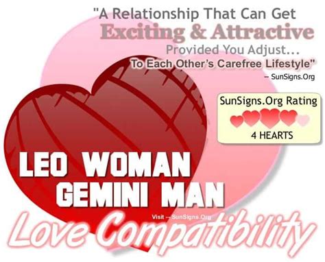 Leo Woman Gemini Man Match Can Be Excitingly Attractive Sunsigns