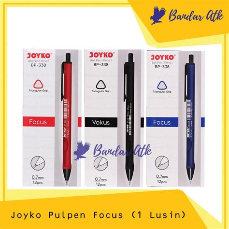 Jual JOYKO Pen FOCUS BP 338 0 7mm Pulpen Pena Ballpoint 1 LUSIN