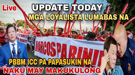 Live Update Today Mga Loyalista Biglang Napasugod Sa Senate Pbbm Icc