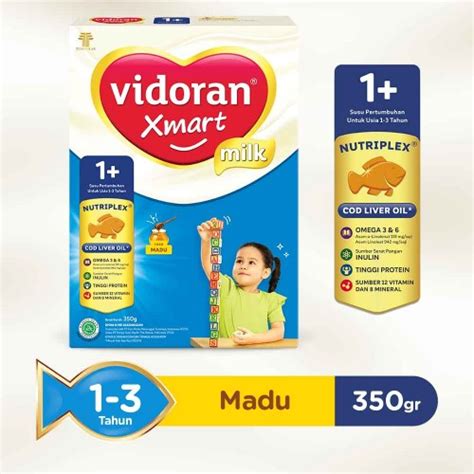 Jual Vidoran Xmart 1 Madu Nutriplex Susu Formula 350 G Farmaku