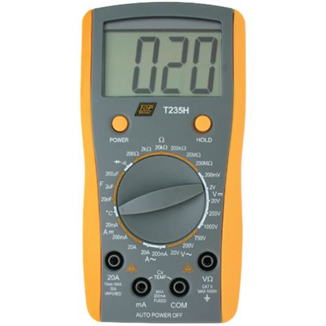 Toptronic Electricians Multimeter T235H - J and G Holdings