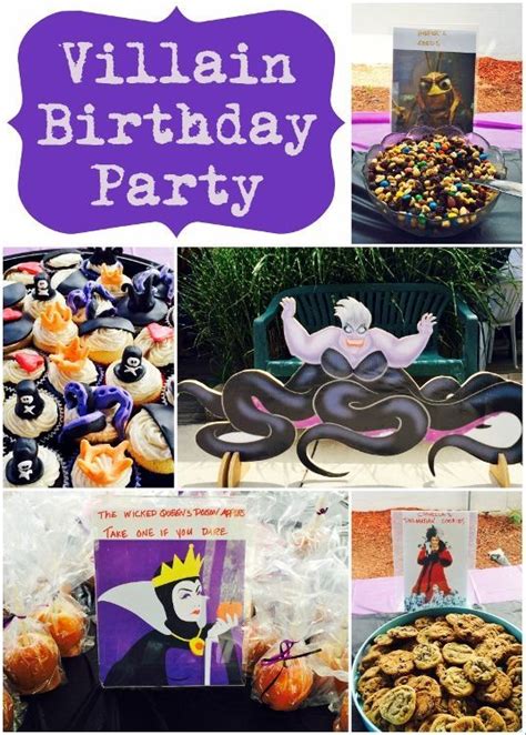 Villains Birthday Party Villains Party Disney Halloween Parties