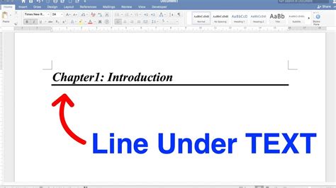 How To Add A Border Under Text In Word Printable Online