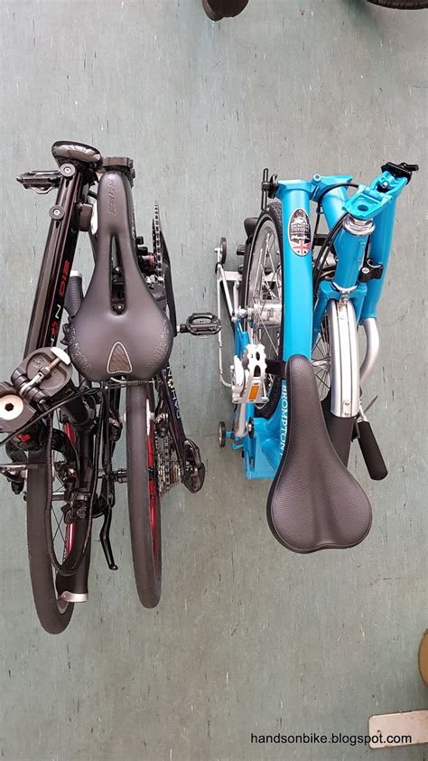 Hands On Bike Brompton M6r Folded Size Comparison