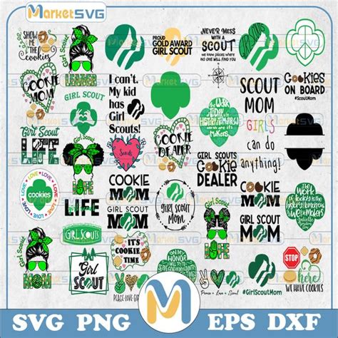 38 Files Girl Scouts Svg Bundle Girl Scout Mom Girl Scout Inspire