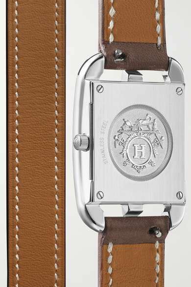 Brown Cape Cod Double Tour 31mm Small Stainless Steel Leather And