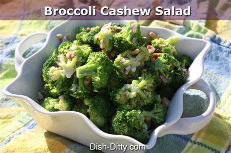 Broccoli Cashew Salad Recipe Sweet Tomatoes Copycat Dish Ditty