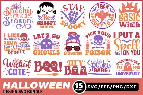 Halloween Svg Designs Bundle - Buy t-shirt designs