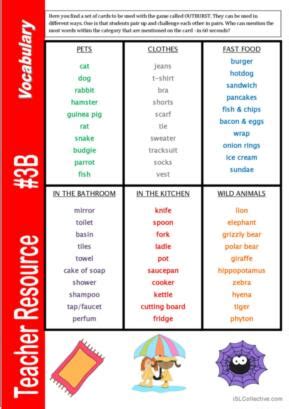 B English Esl Worksheets Pdf Doc