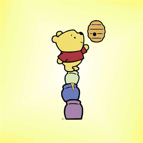 Winnie The Pooh Poses Baby 23450448 Vector Art At Vecteezy