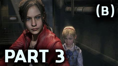 Resident Evil 2 Remake Walkthrough Gameplay Part 3 Sherryclaire Bblind Youtube