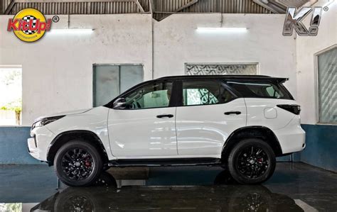 Modified 2021 Toyota Fortuner Looks Lovely With Black & White Exterior