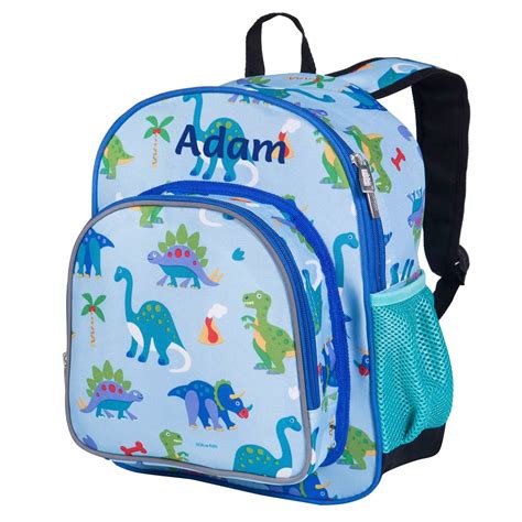 Dinosaur Toddler Backpack Personalised By Embroidery Boys Etsy