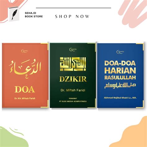 Jual Buku Saku Doa Dan Dzikir Dr KH Miftah Faridi Original