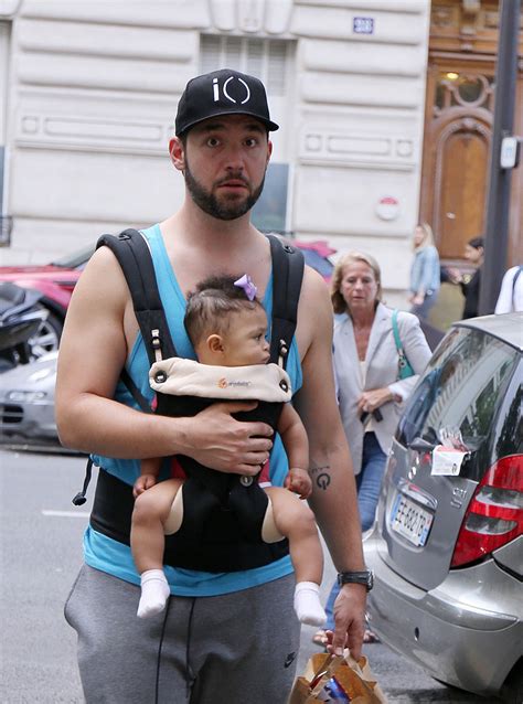 Alexis Ohanian And His Infant Daughter Alexis Jr Arrive At The Royal