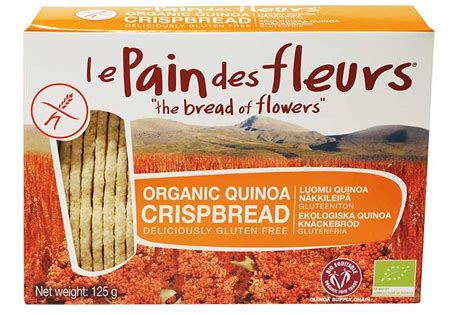 Gluten Free Quinoa Crispbread 125g Organic Le Pain Des Fleurs