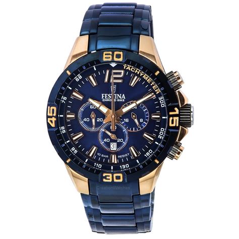 Festina Chronograph Bike Special Edition Blue Dial Quartz F