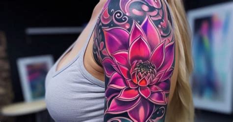 20 Purple Lotus Tattoo - Meaning and Design 2024