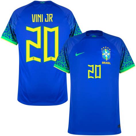 Maillot Bresil Exterieur Coupe Du Monde Vini Jr