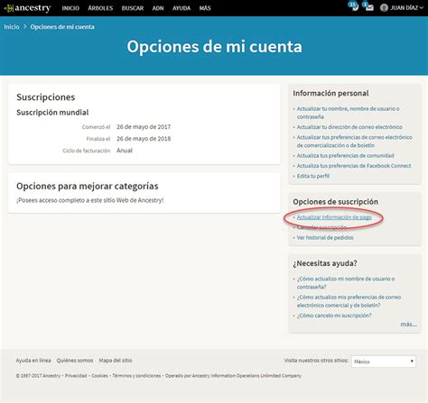 Cómo Actualizar Tu Dirección