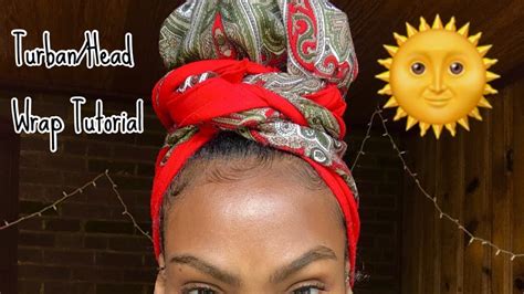 Turban Head Wrap Tutorial Requested Youtube