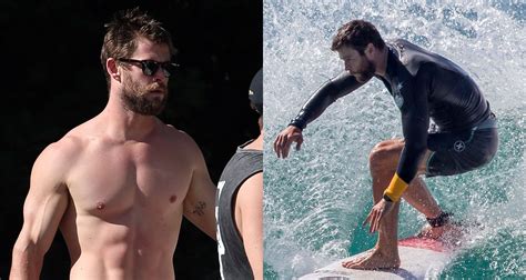 Chris Hemsworth Looks Super Hot Surfing In Australia Chris Hemsworth