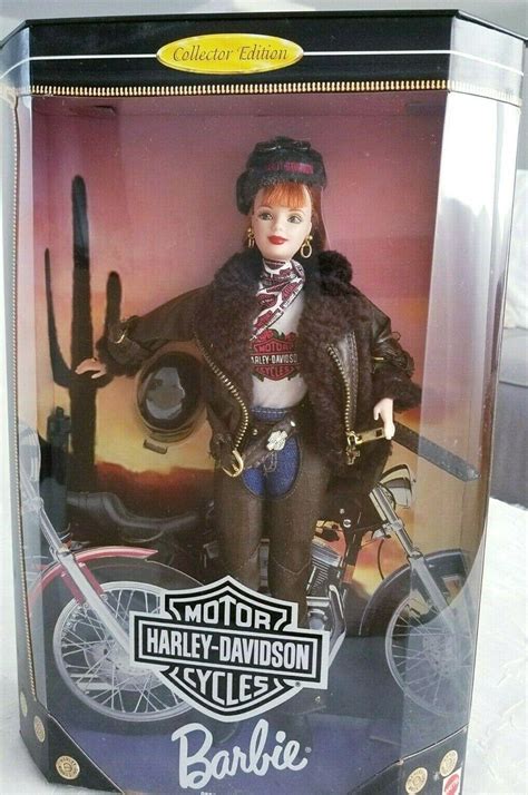 Vintage Mattel Harley Davidson Barbie Doll Redhead Nrfb