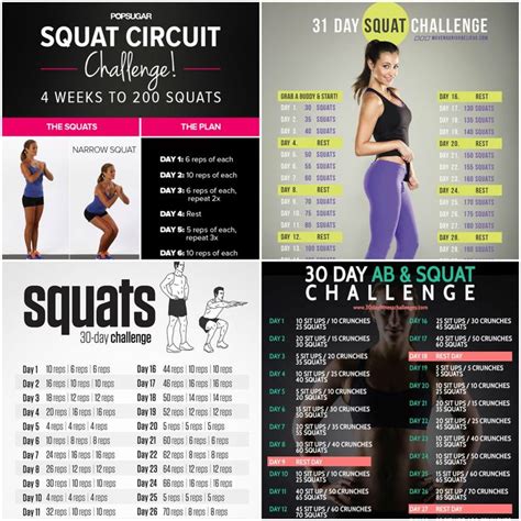 Fitness Motivation Top 7 Squat Workout Challenge To Tone Up Your Butt