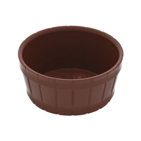 Lego Barrel Half Large Tub Reddish Brown