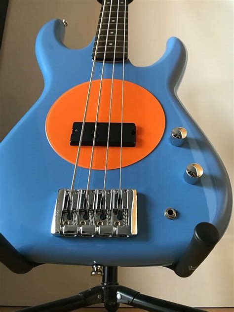 Flea Bass Model 32 Blue/Orange Bass Guitar | in Loughborough, Leicestershire | Gumtree