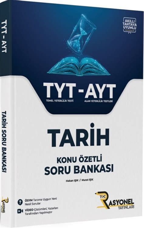 Rasyonel Yayınları TYT AYT Tarih Konu Özetli Soru Bankası Kitapİşler