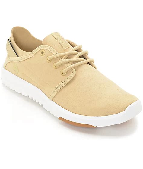 Etnies Women's Scout Taupe Shoes | Zumiez